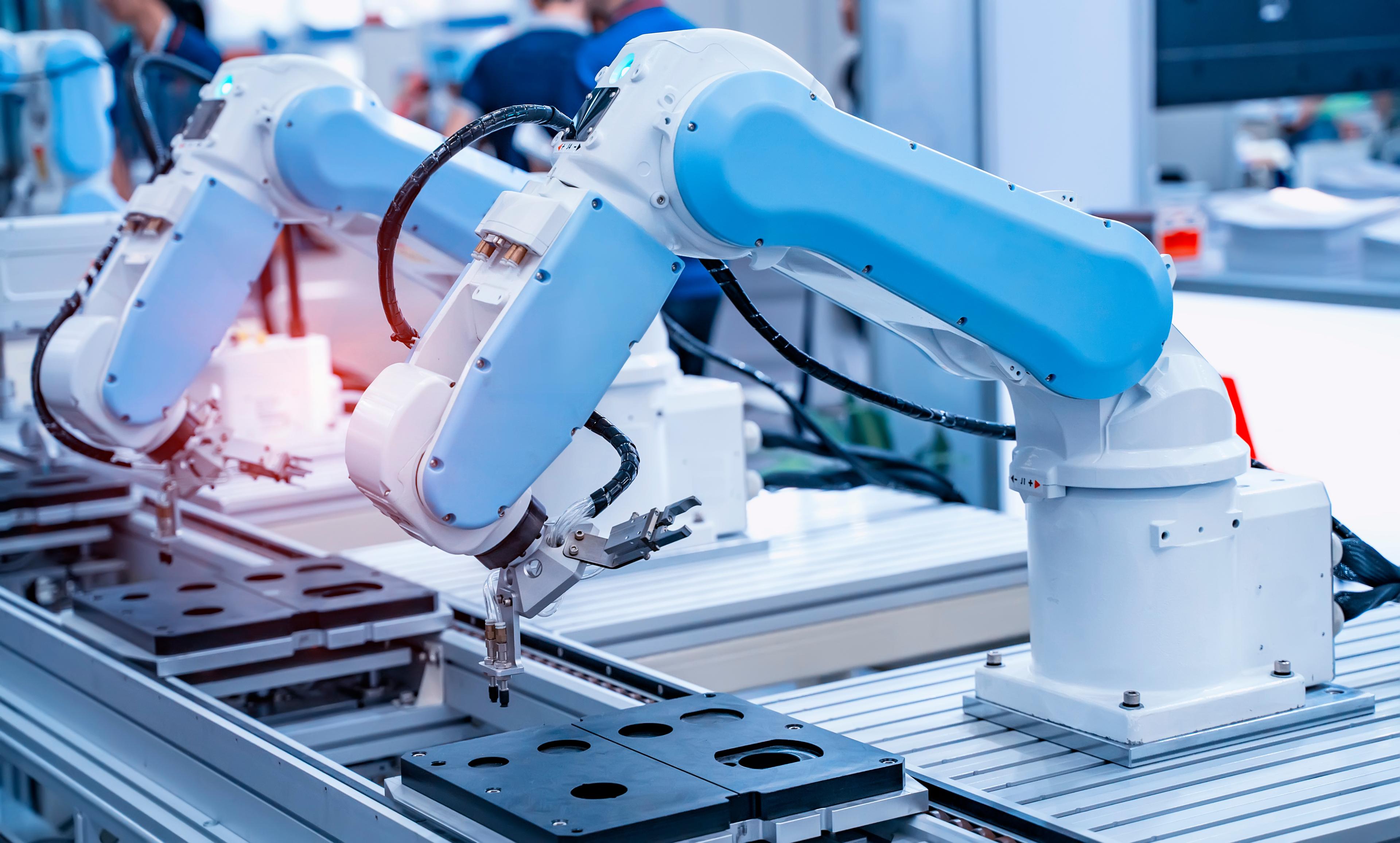 Robotic components in production
